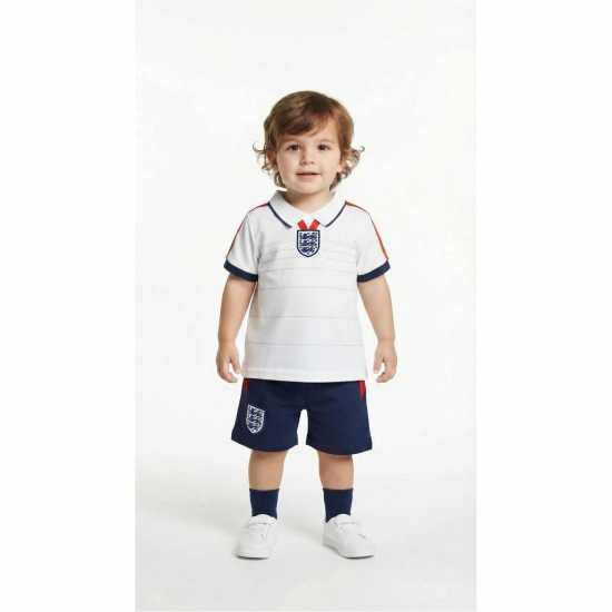England 2004 Retro Home Tee & Short  
