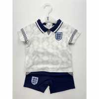 England 1990 Retro Home Tee & Short  