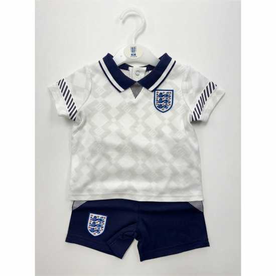 England 1990 Retro Home Tee & Short  