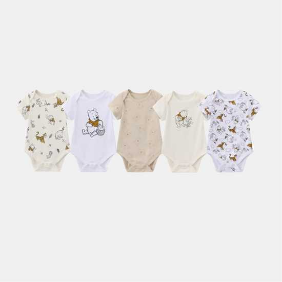Character 5Pk Bodysuit Baby  