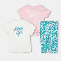 Reebok Top And Legging Set  Детски клинове