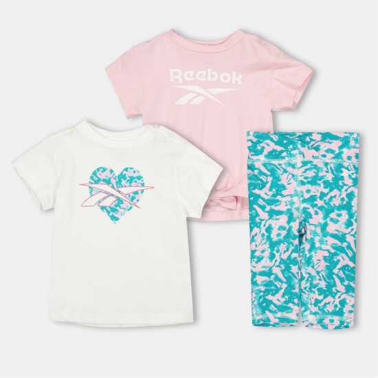 Reebok Top And Legging Set  Детски клинове