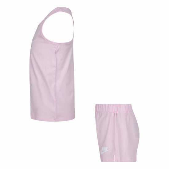 Nike Short Set Pink Foam Бебешки дрехи