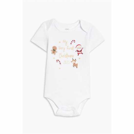 You Baby Unisex Christmas 2023 Bodysuit  - Бебешки дрехи
