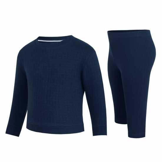 Firetrap Quilted Crew Tracksuit Babies Firetrap Quilted Crew Tracksuit Babies