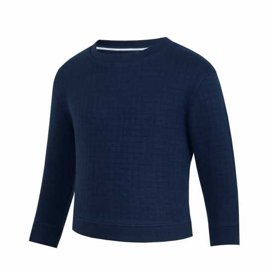 Firetrap Quilted Crew Tracksuit Babies Firetrap Quilted Crew Tracksuit Babies