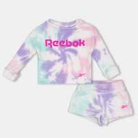 Reebok Tie Dye Top And Shorts Set  