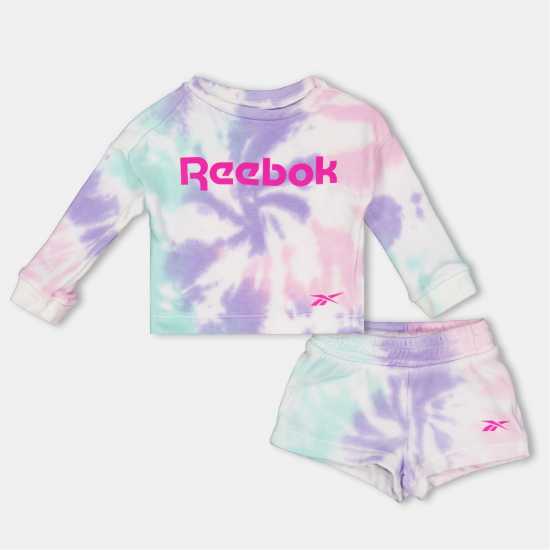 Reebok Tie Dye Top And Shorts Set Reebok Tie Dye Top And Shorts Set