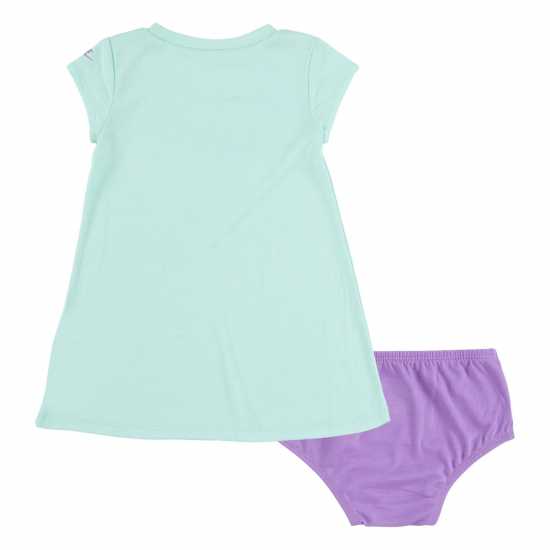 Nike Бебешки Комплект Момичета Ic T Shirt And Shorts Set Baby Girls Mint Foam Бебешки дрехи