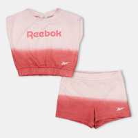 Reebok Ombre Top And Shorts Set Reebok Ombre Top And Shorts Set