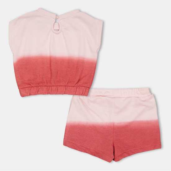 Reebok Ombre Top And Shorts Set Reebok Ombre Top And Shorts Set