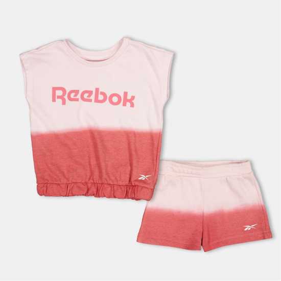 Reebok Ombre Top And Shorts Set Reebok Ombre Top And Shorts Set