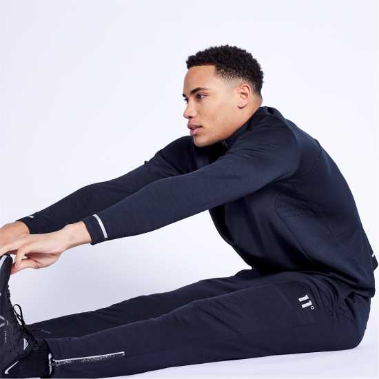 11 Degrees Oxygen Quarter Zip Top - Black  Мъжки полар