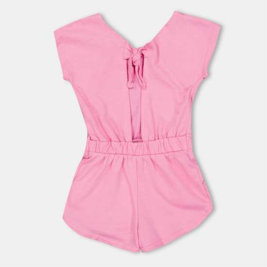 Reebok Kids' Terry Playsuit Aurora Pink Reebok Kids' Terry Playsuit Aurora Pink