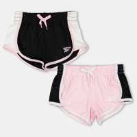 Детски къси панталони Reebok 2Pk Short Bb99 Reebok 2Pk Short Bb99 Детски къси панталони