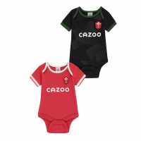 Brecrest Wales Nru 2 Pack Babygrow Set Babies  Бебешки дрехи