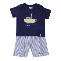 Kids' Stripe T-Shirt And Shorts Set  