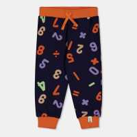 Lilly And Sid Las Numbers Closed Hem Fleece Joggers  