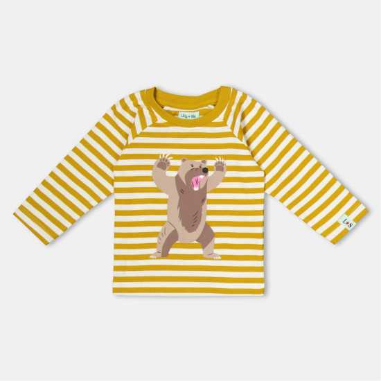 Детски тениски и фланелки Lilly And Sid Grzly Br Str Top Bb99 Lilly And Sid Grzly Br Str Top Bb99 Детски тениски и фланелки
