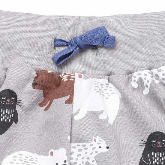 Lilly And Sid Lilly & Sid Multicoloured Mixed Animal Print Joggers  