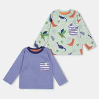 Lilly And Sid Dino Pkt Top 2Pk Bb99  Детски тениски и фланелки
