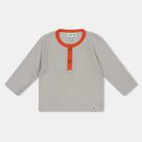 Lilly And Sid & Sid Multicoloured Stripe Print And Plain Top -2 Pack  Детски тениски и фланелки