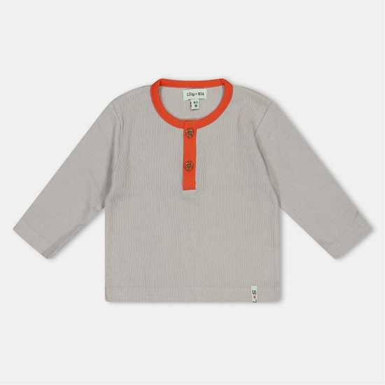 Детски тениски и фланелки Lilly And Sid & Sid Multicoloured Stripe Print And Plain Top -2 Pack Lilly And Sid & Sid Multicoloured Stripe Print And Plain Top -2 Pack Детски тениски и фланелки