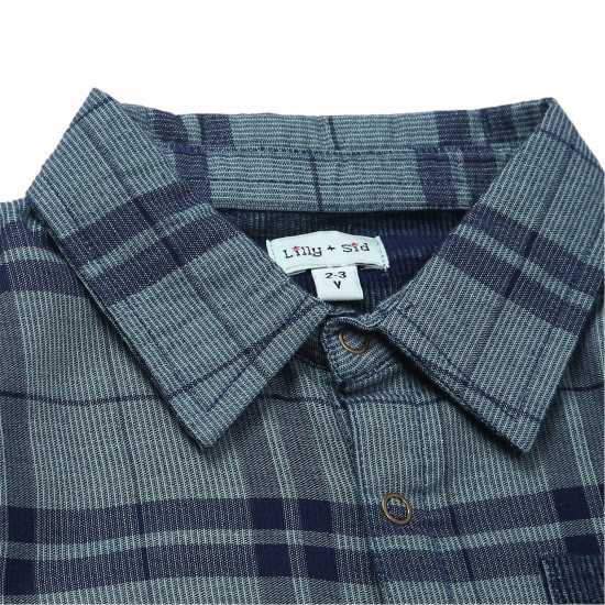 Lilly and Sid Long-Sleeve Patterned Shirt  