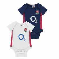 Team Rugby Union 2 Pack Bodysuits Babies