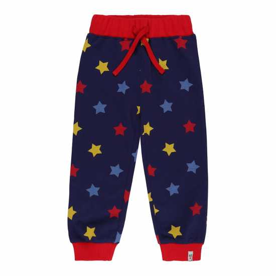 Lilly And Sid Las Stars Closed Hem Fleece Joggers Lilly And Sid Las Stars Closed Hem Fleece Joggers