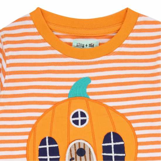 Lilly And Sid Pumpkin Flip Top And Legging Set  