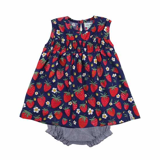 Lilly And Sid Strawberry Bloomer Dress And Legging Set  