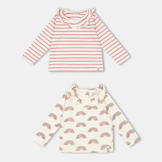 Lilly And Sid Rnbow Str Tp 2Pk Bb99  Детски тениски и фланелки