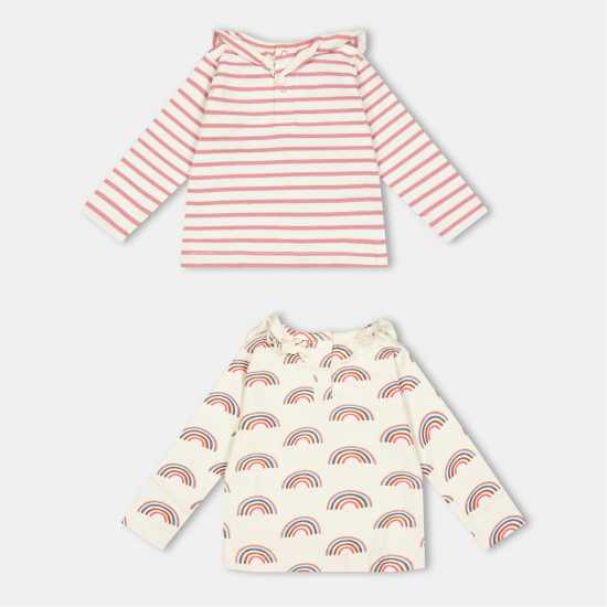 Lilly And Sid Rnbow Str Tp 2Pk Bb99  Детски тениски и фланелки