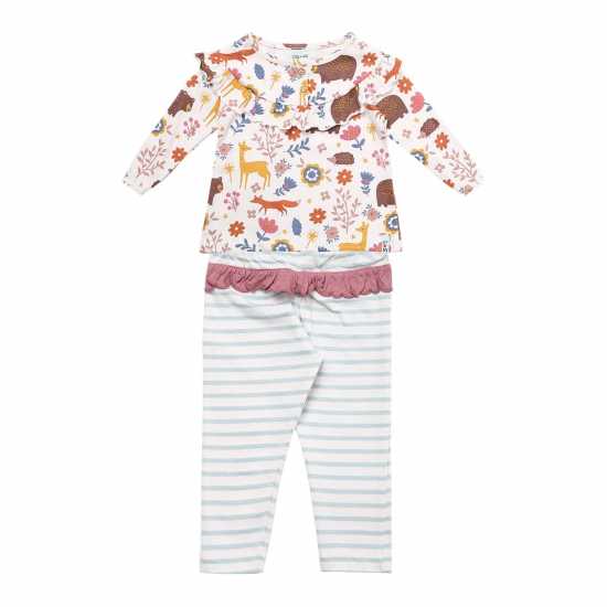 Дълъг Потник Lilly And Sid Animal Long Top And Legging Set  