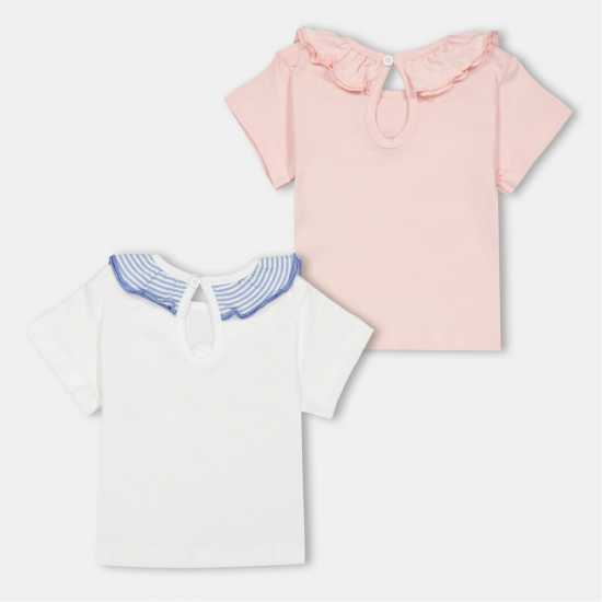 Lilly And Sid Plain Tee 2Pk Bb99  Детски тениски и фланелки