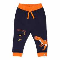 Lilly And Sid Rawr Dino Closed Hem Fleece Joggers  