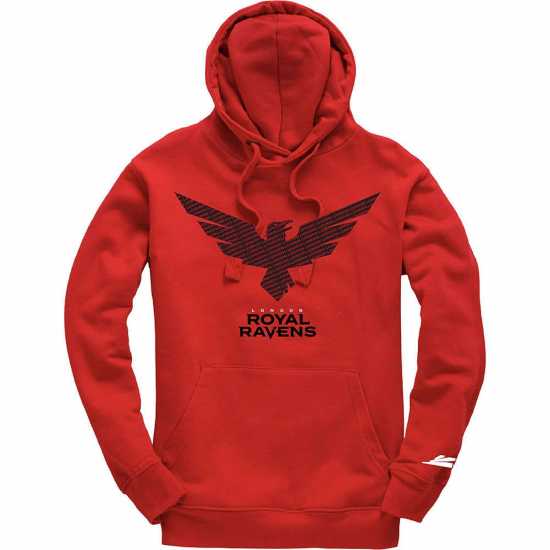 Мъжки суитчъри и блузи с качулки London Royal Ravens Royal Ravens Contained Hoodie London Royal Ravens Royal Ravens Contained Hoodie Мъжки суитчъри и блузи с качулки