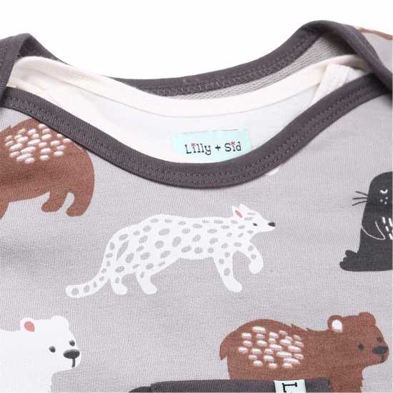 & Sid Multicoloured Mixed Animal Print Top And Dungarees Set & Sid Multicoloured Mixed Animal Print Top And Dungarees Set