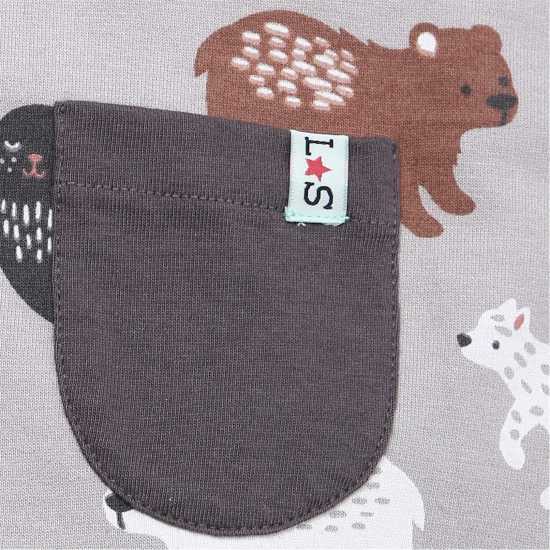 & Sid Multicoloured Mixed Animal Print Top And Dungarees Set & Sid Multicoloured Mixed Animal Print Top And Dungarees Set