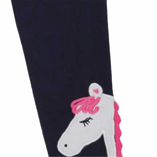 Lilly And Sid Horse Floral Leggings  