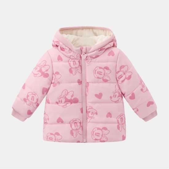 Character Babys Disney Short Puffer Jacket Minnie Mouse 