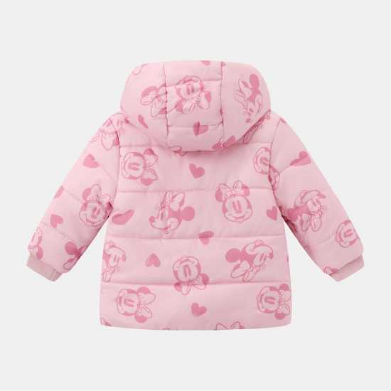 Character Babys Disney Short Puffer Jacket Minnie Mouse 
