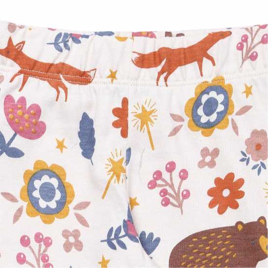Lilly And Sid & Sid Multicoloured Animal Forest And Stripe Print Leggings - 2 Pack  Бебешки дрехи