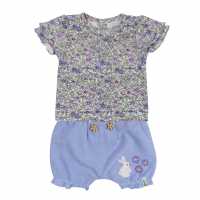 Floral T-Shirt And Shorts Set  