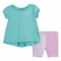 Nike Tunic/short Set Bg13 Tropical Blue Бебешки дрехи