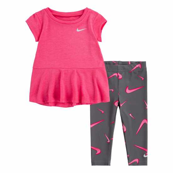 Nike Бебешки Комплект Момичета Tunic/leg Set Baby Girls  Бебешки дрехи
