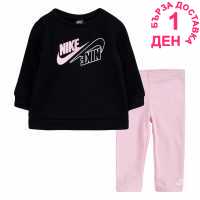 Nike Бебешки Комплект Момичета Future Tunic Leggings Set Baby Girls Artic Punch Много намалени цени