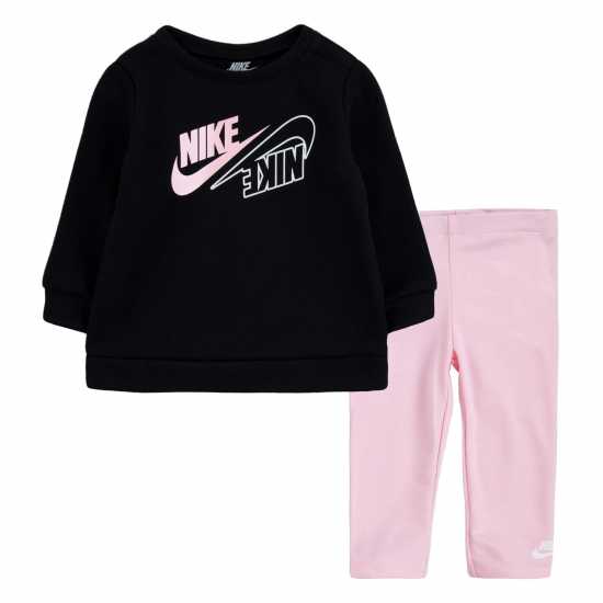Nike Бебешки Комплект Момичета Future Tunic Leggings Set Baby Girls Artic Punch Бебешки дрехи