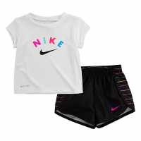 Nike Aop Short Set Bb99 Black Бебешки дрехи